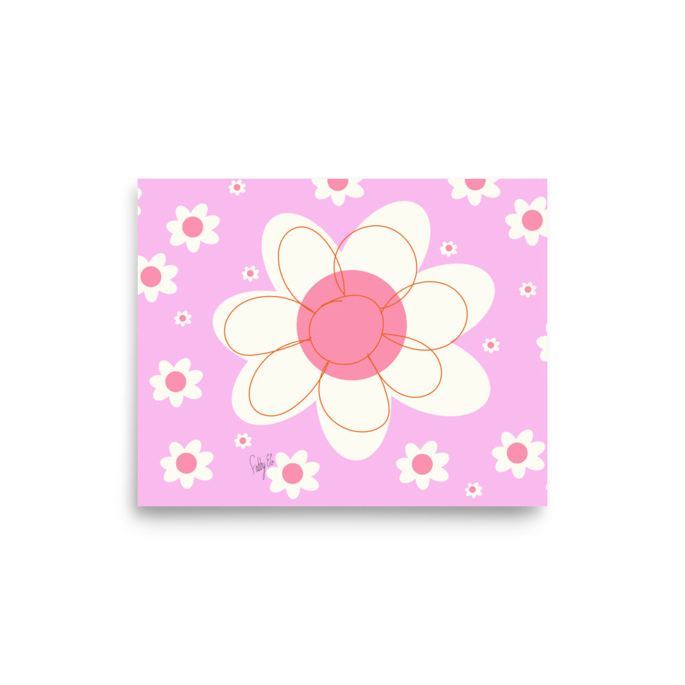 Yellow flower Poster