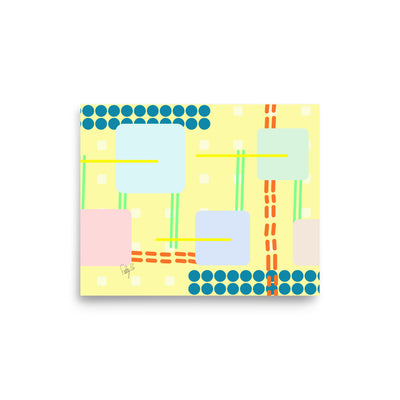 Off grid yellow Poster