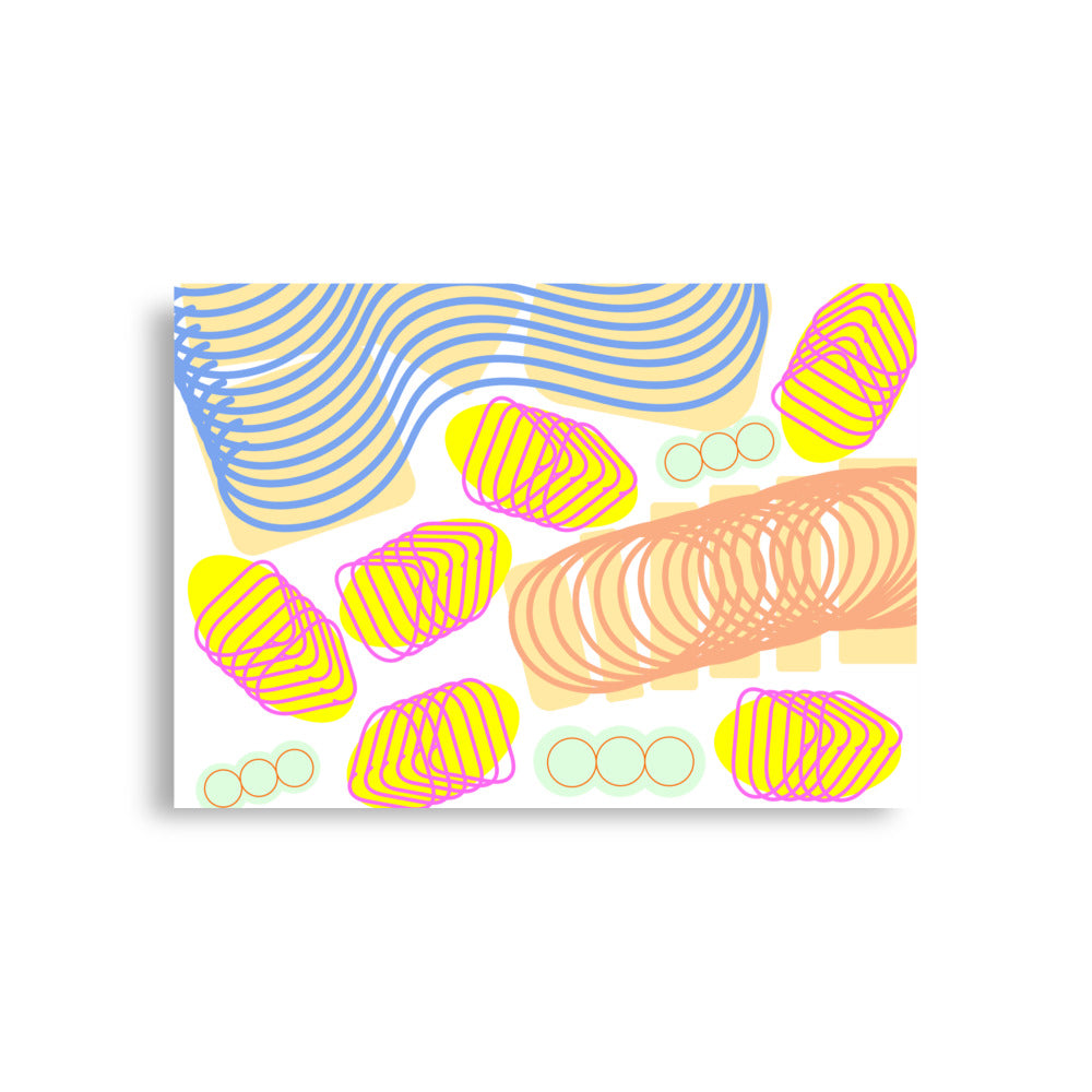 Spiral momentum (white), Poster