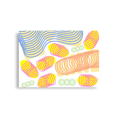 Spiral momentum (white), Poster