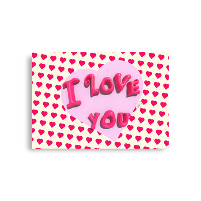 I love you heart Poster