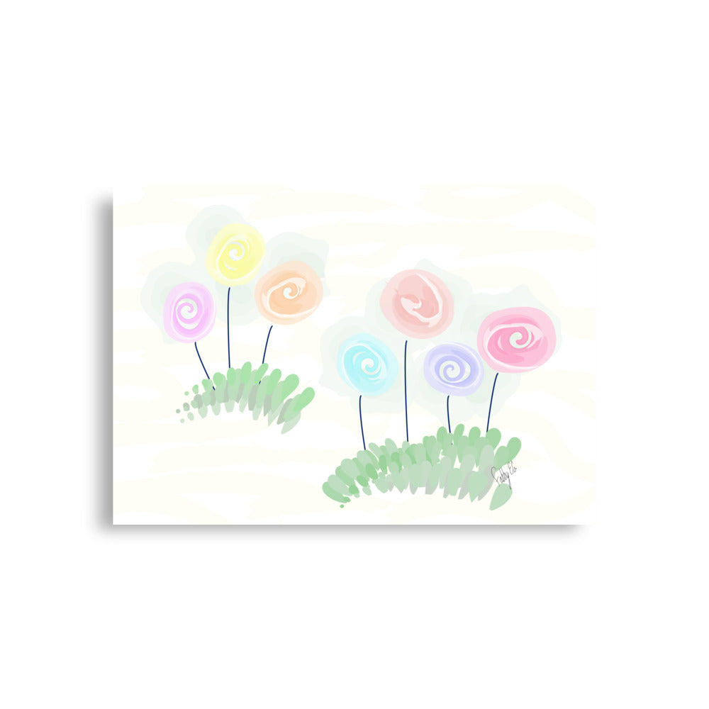 Women’s day flowers Poster