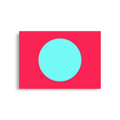 Circling around pink Poster