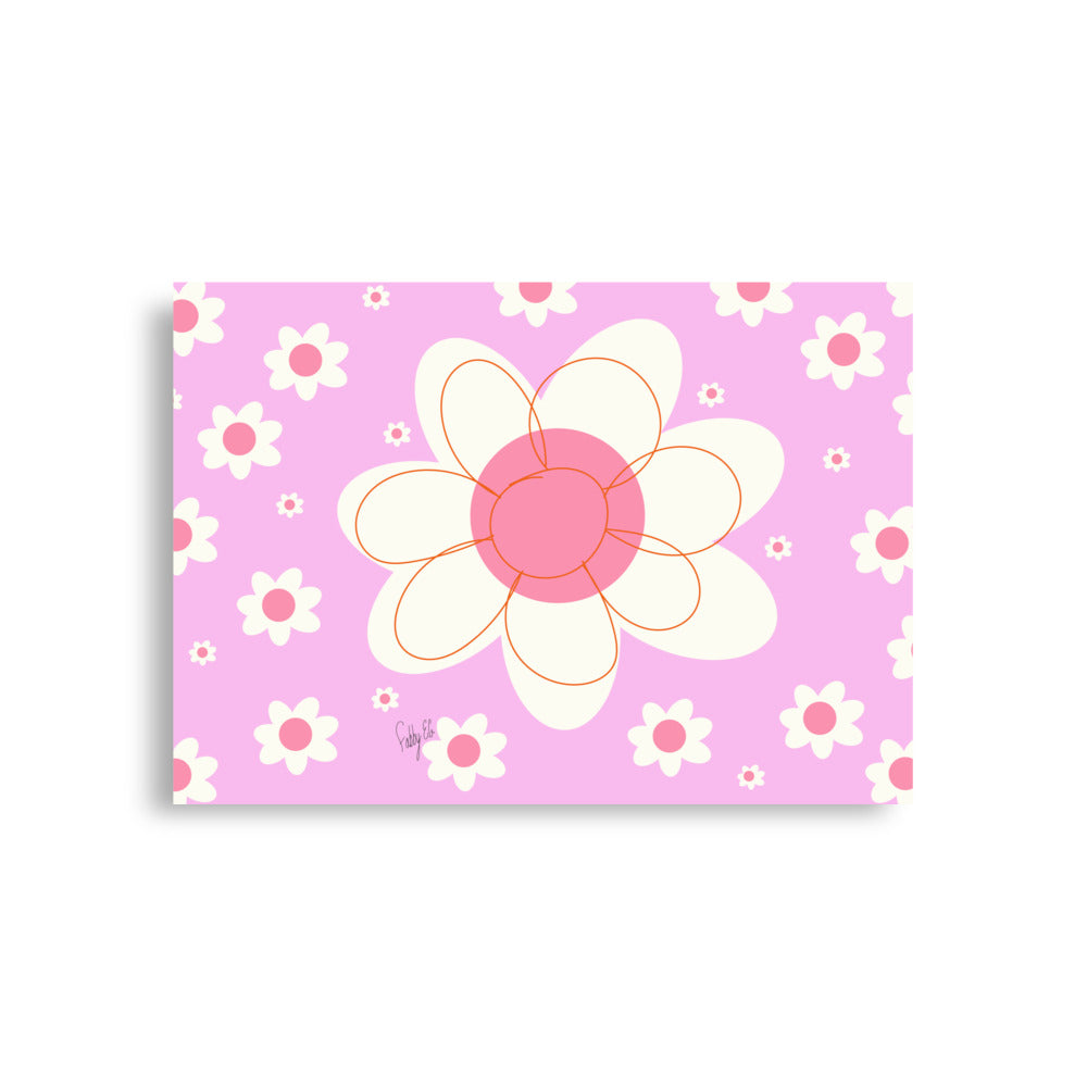 Yellow flower Poster