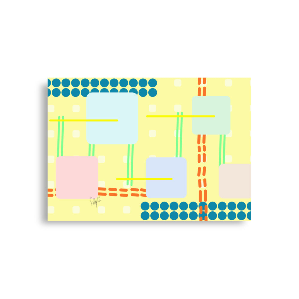 Off grid yellow Poster