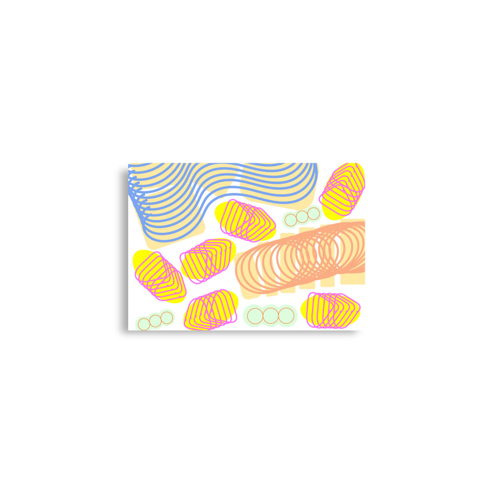 Spiral momentum (white), Poster