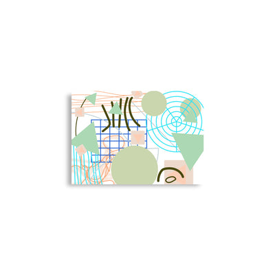 Triangular green circles, Poster