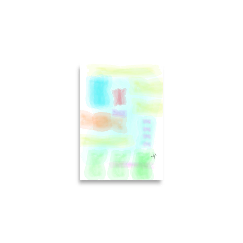 Watercolor Abstract Poster