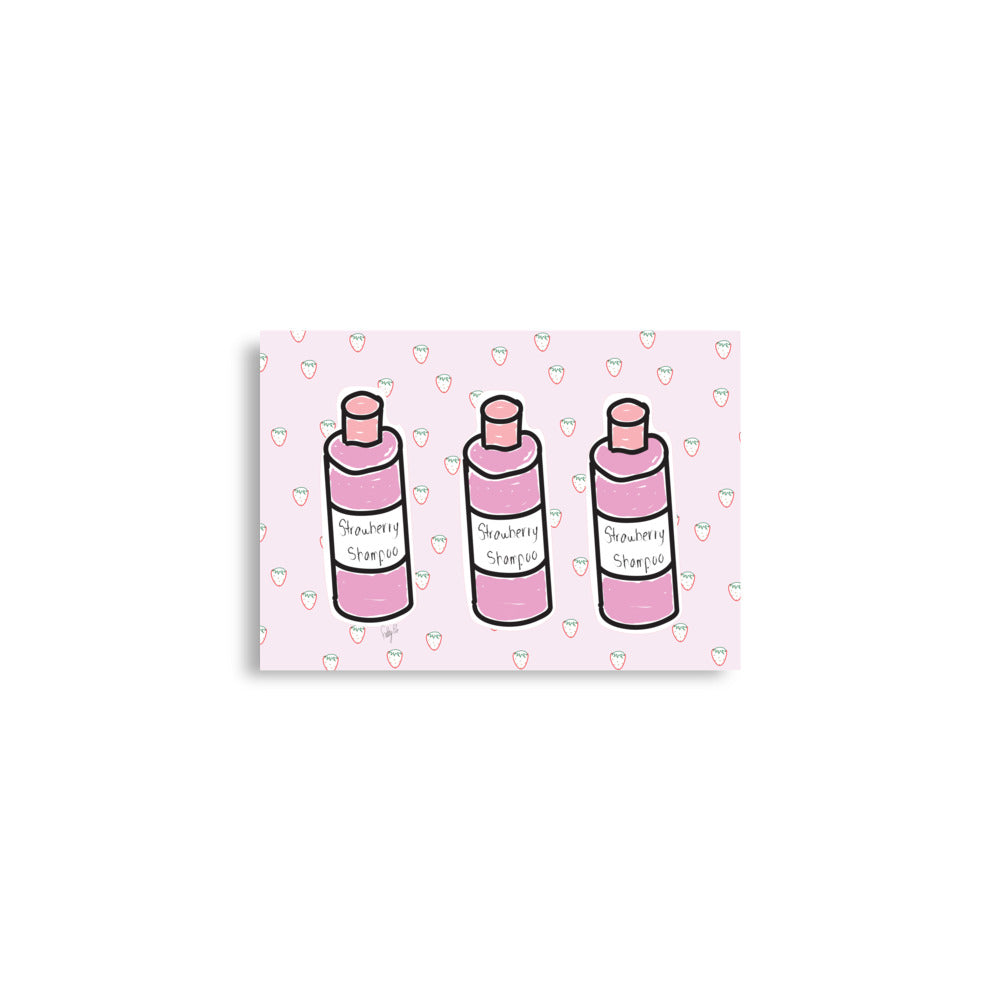 Strawberry Shampoo Poster