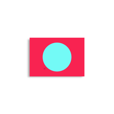 Circling around pink Poster