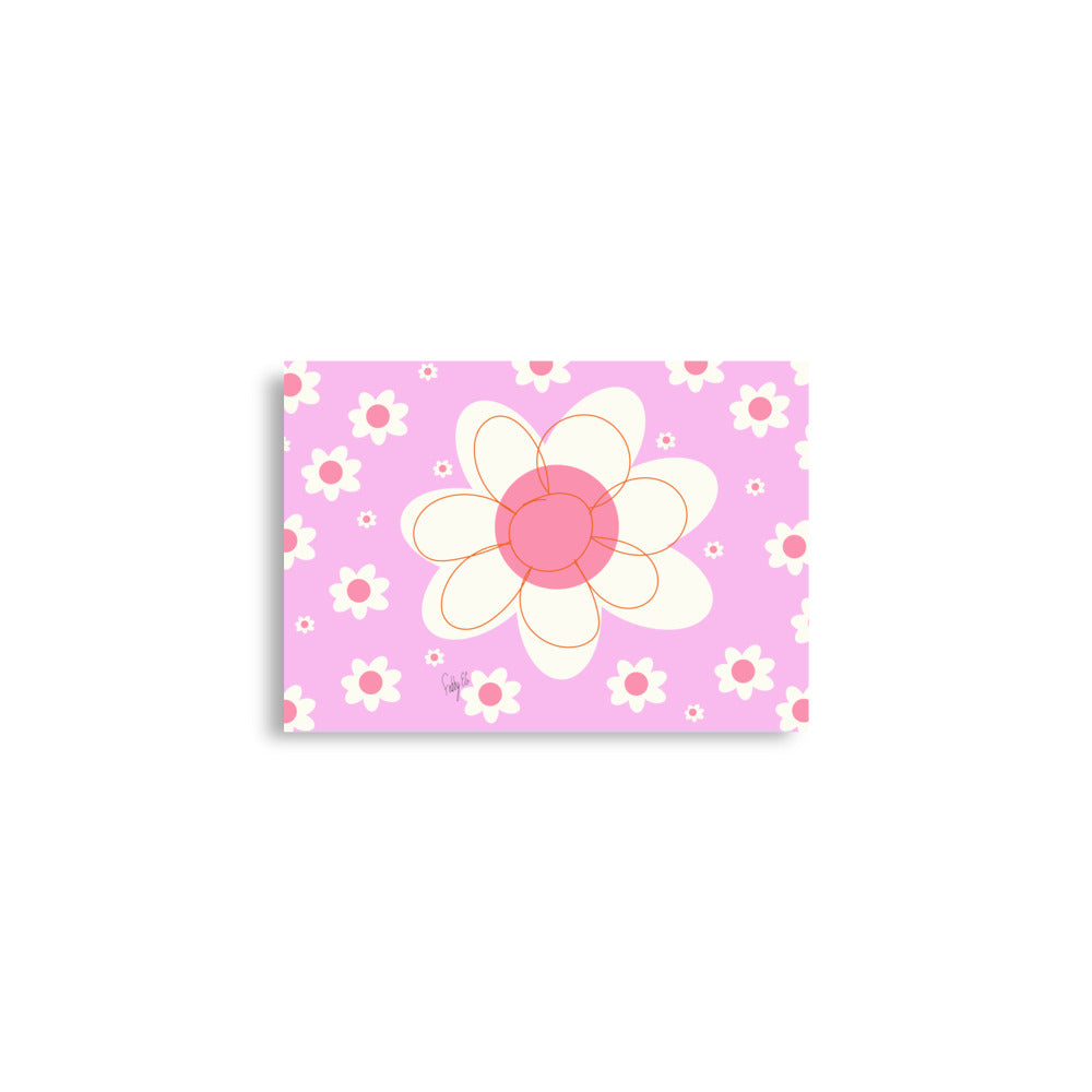 Yellow flower Poster