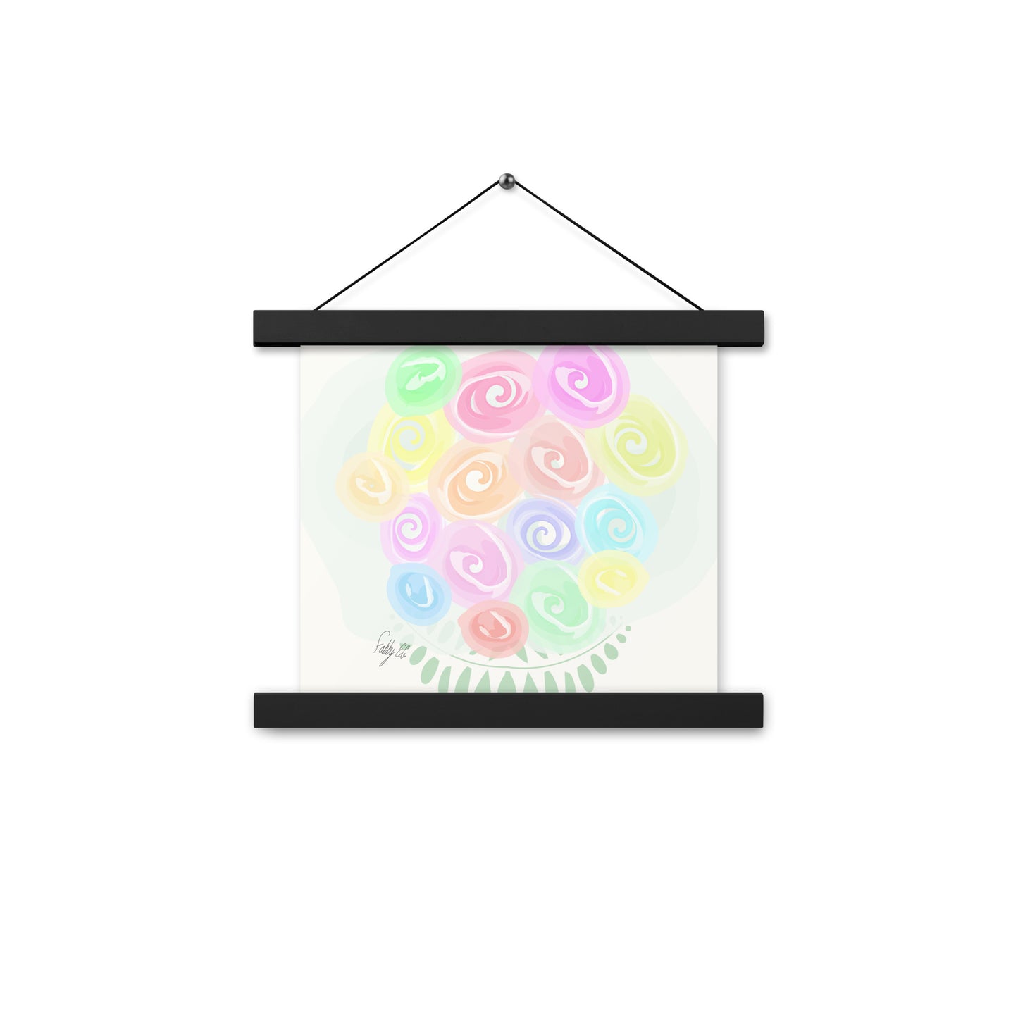 Bouquet of flowers Poster with hangers