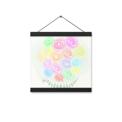 Bouquet of flowers Poster with hangers