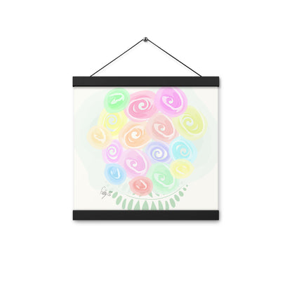 Bouquet of flowers Poster with hangers