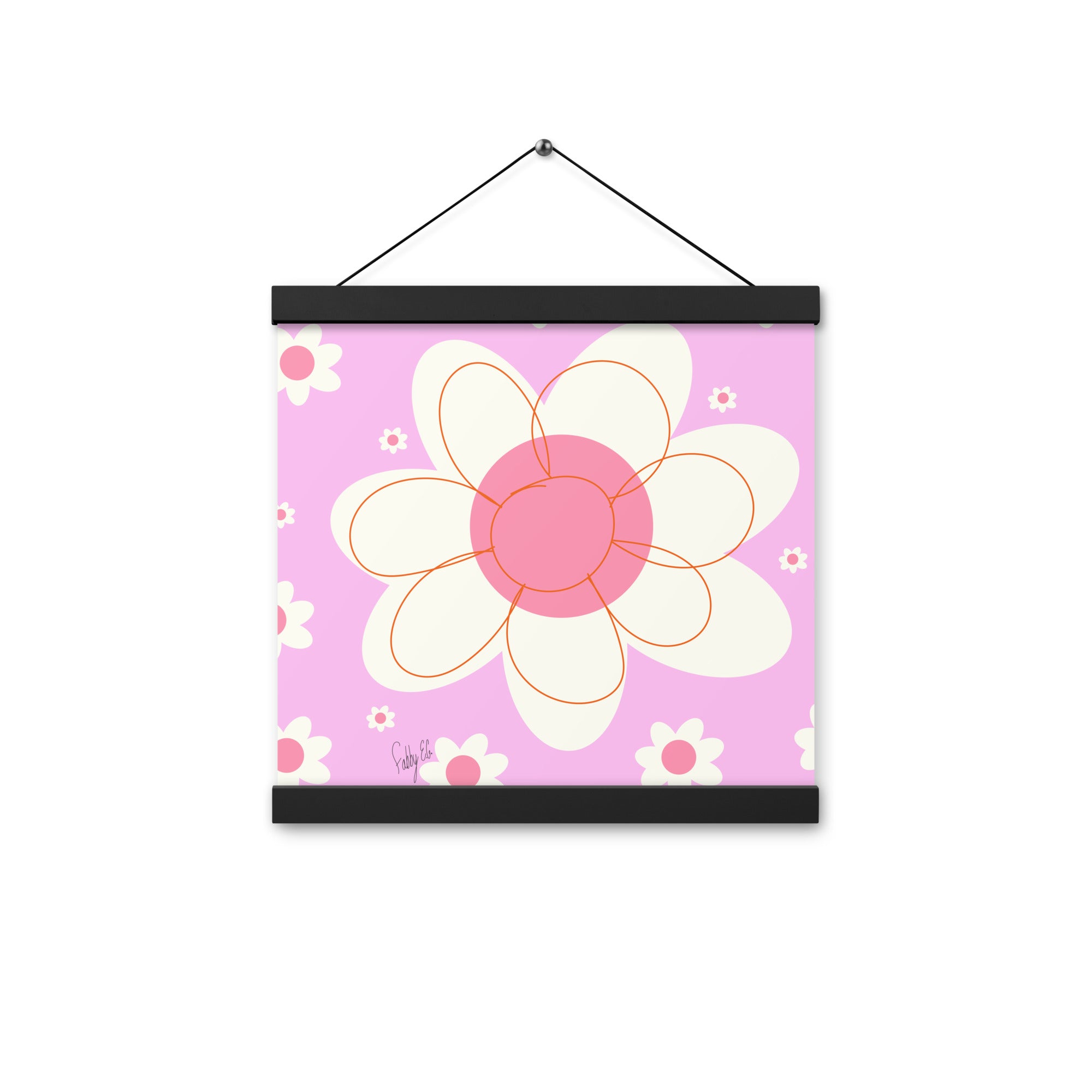 Yellow flower Poster with hangers