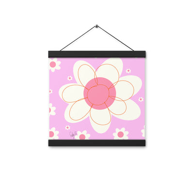 Yellow flower Poster with hangers