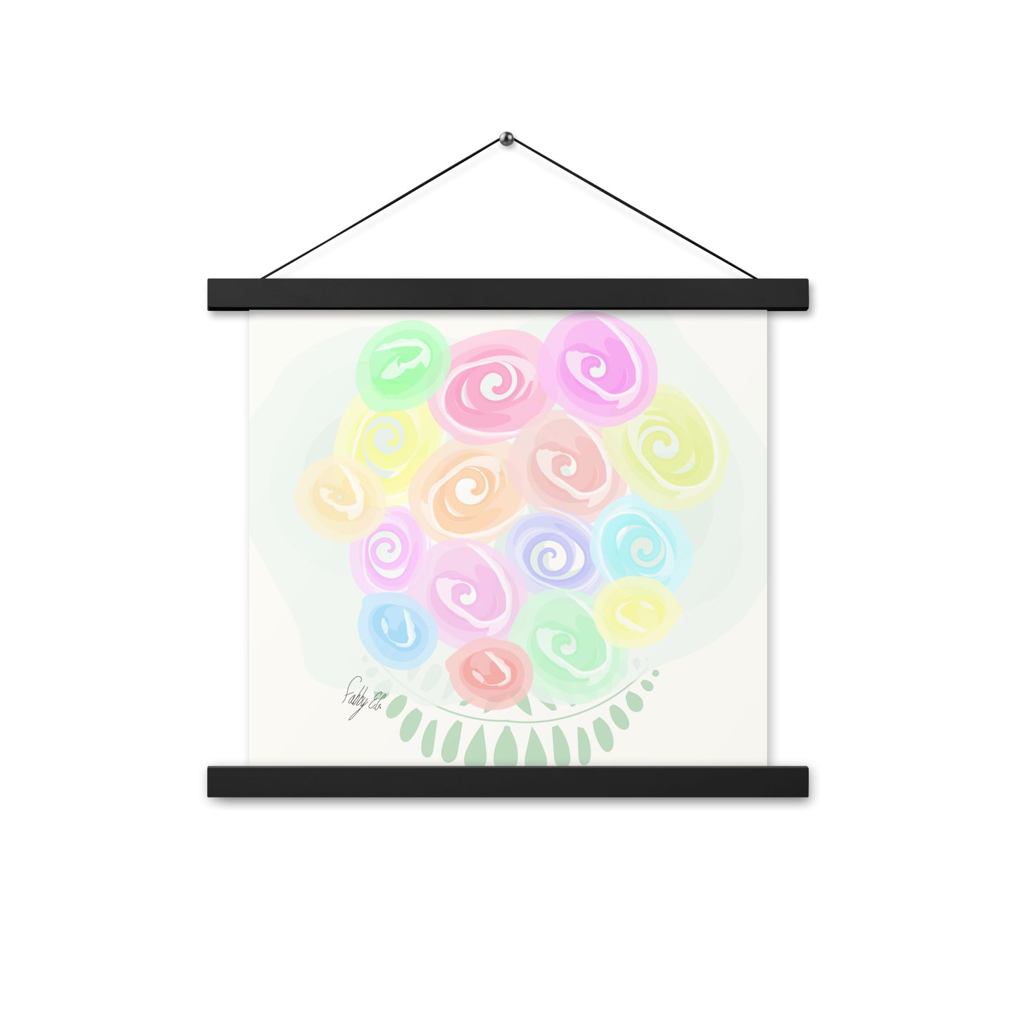 Bouquet of flowers Poster with hangers