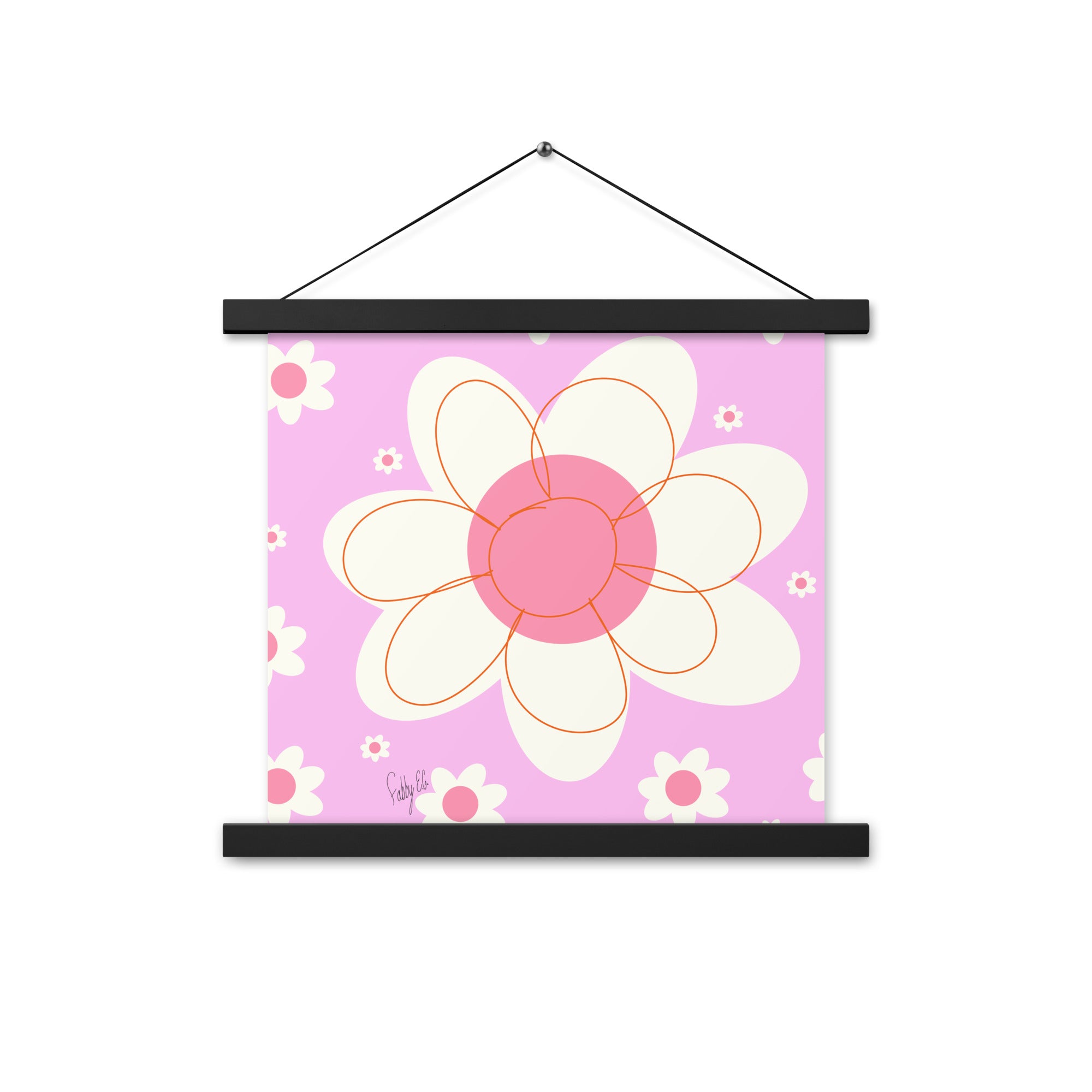Yellow flower Poster with hangers