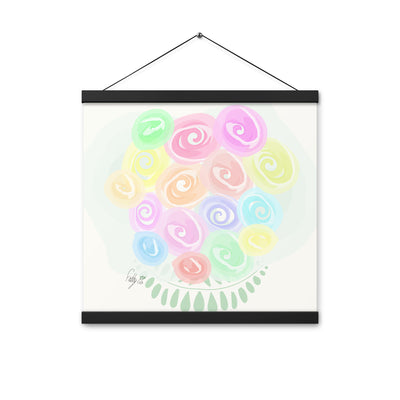 Bouquet of flowers Poster with hangers