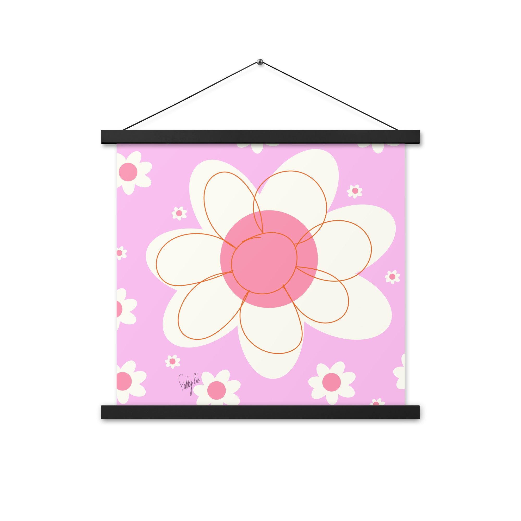 Yellow flower Poster with hangers