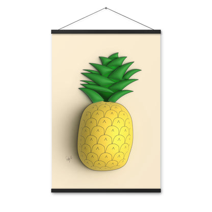 Pineapple 3D Poster with hangers