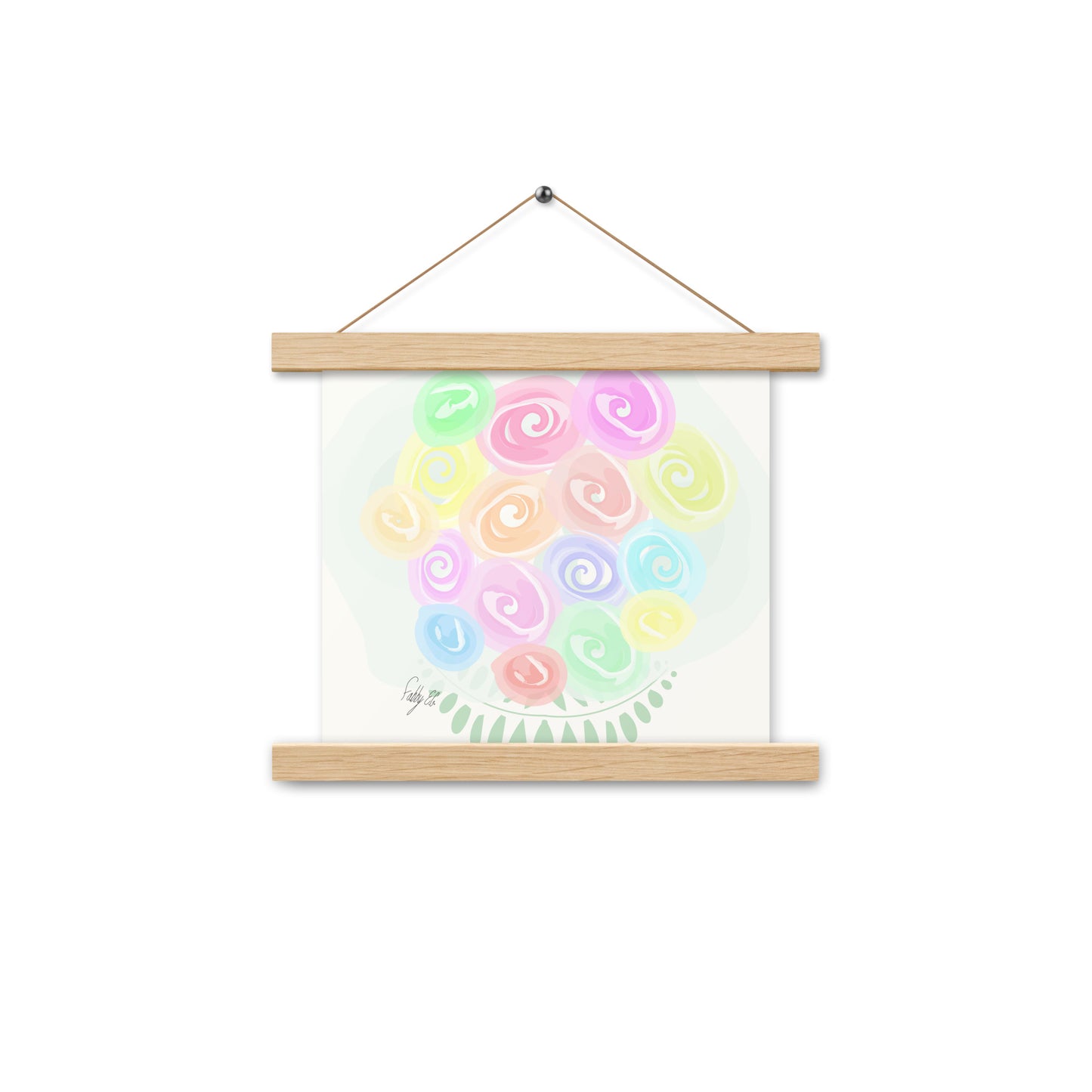 Bouquet of flowers Poster with hangers