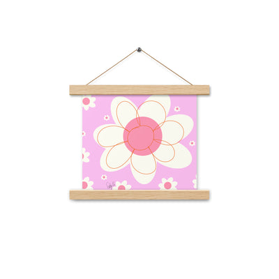 Yellow flower Poster with hangers