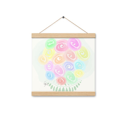 Bouquet of flowers Poster with hangers