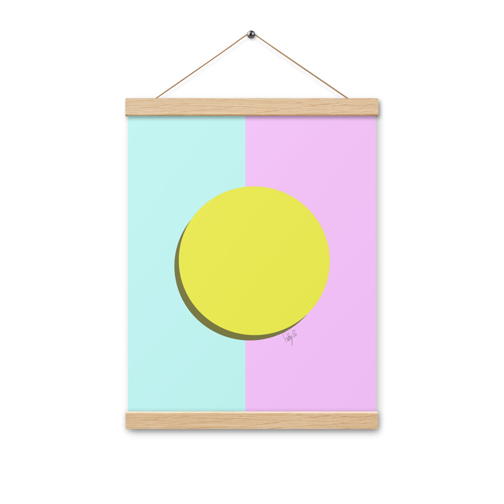 Equal Pay Poster with hangers