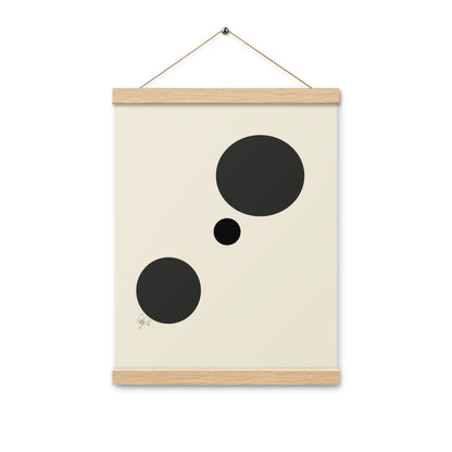 Type A dots Poster with hangers