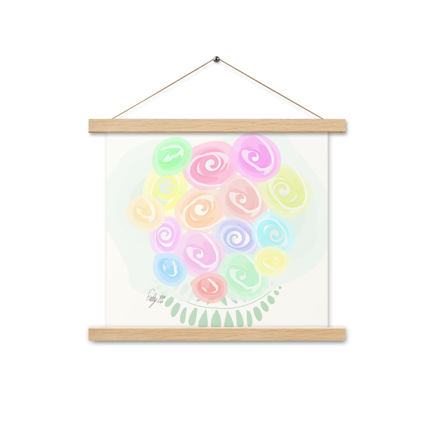 Bouquet of flowers Poster with hangers