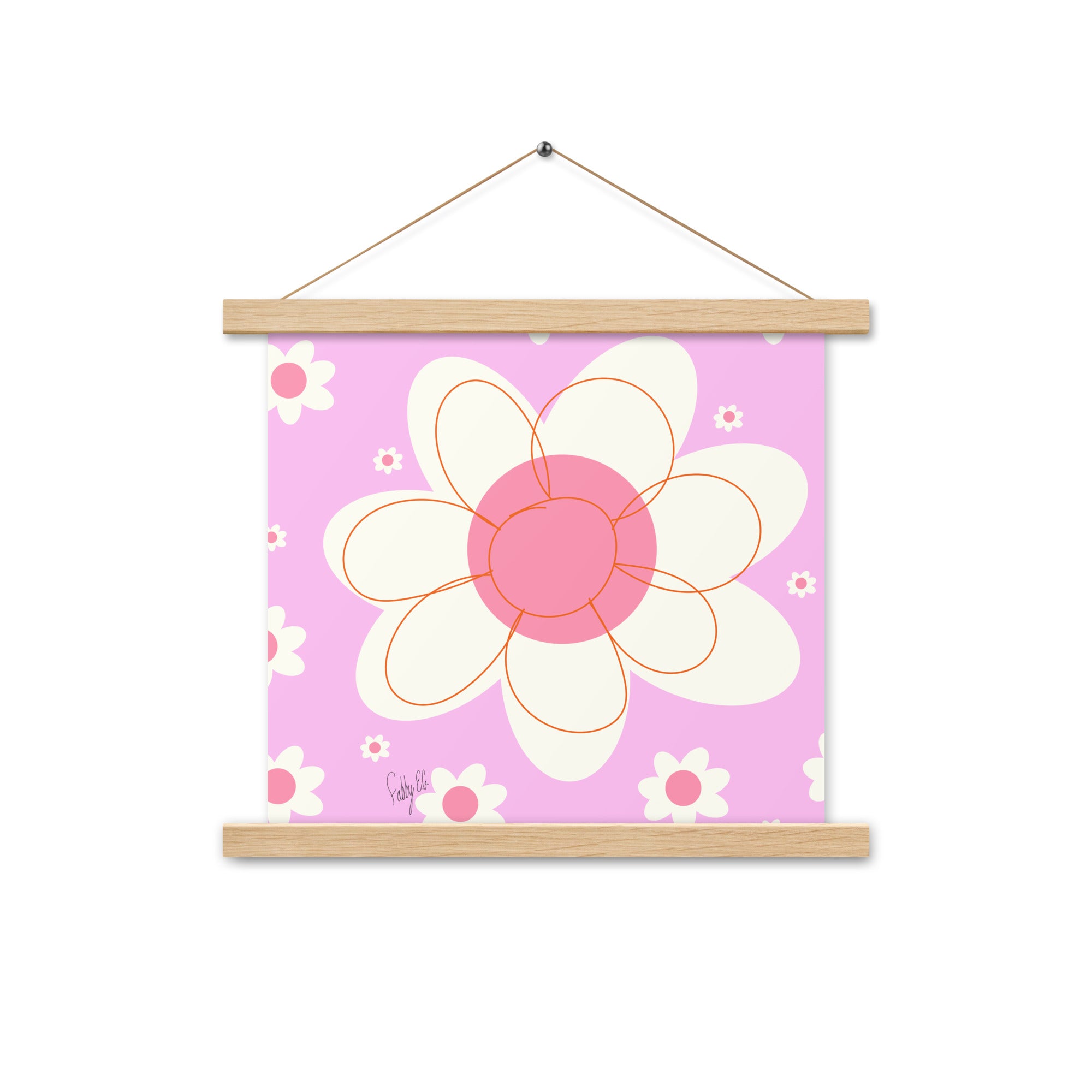 Yellow flower Poster with hangers