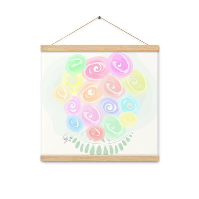 Bouquet of flowers Poster with hangers