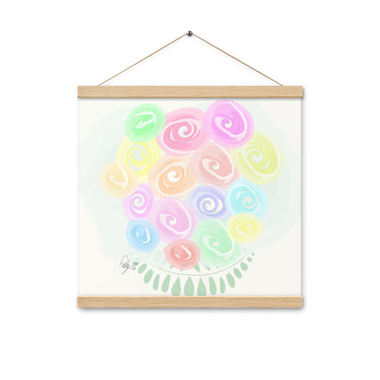 Bouquet of flowers Poster with hangers