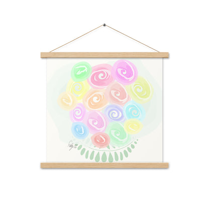 Bouquet of flowers Poster with hangers