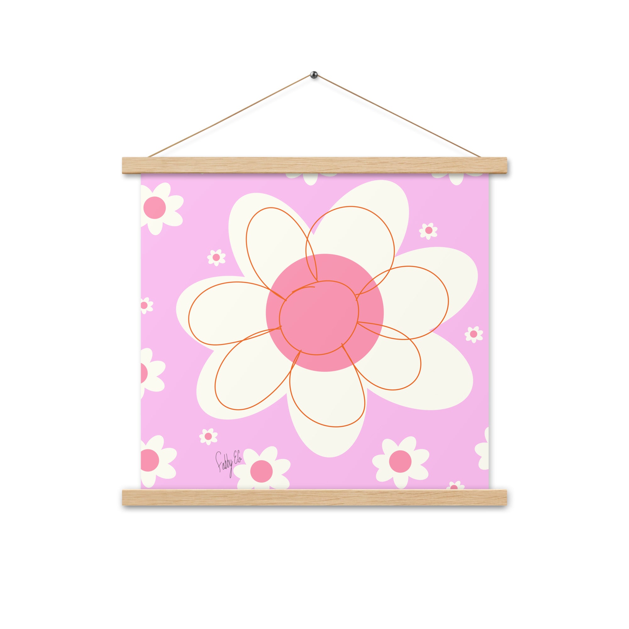 Yellow flower Poster with hangers