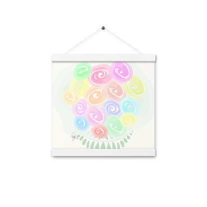 Bouquet of flowers Poster with hangers