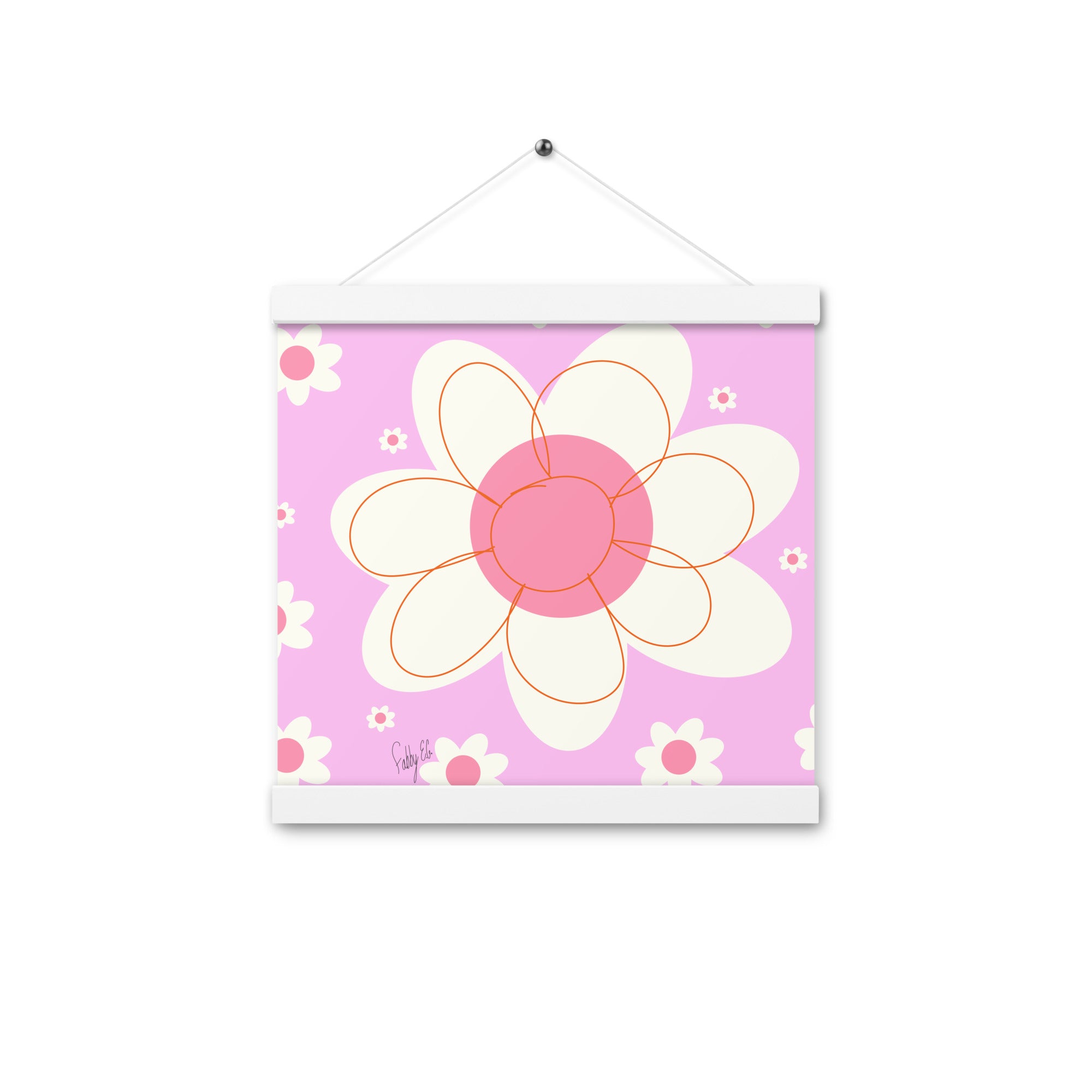 Yellow flower Poster with hangers