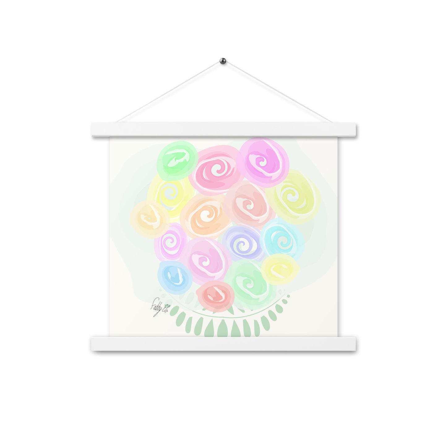 Bouquet of flowers Poster with hangers