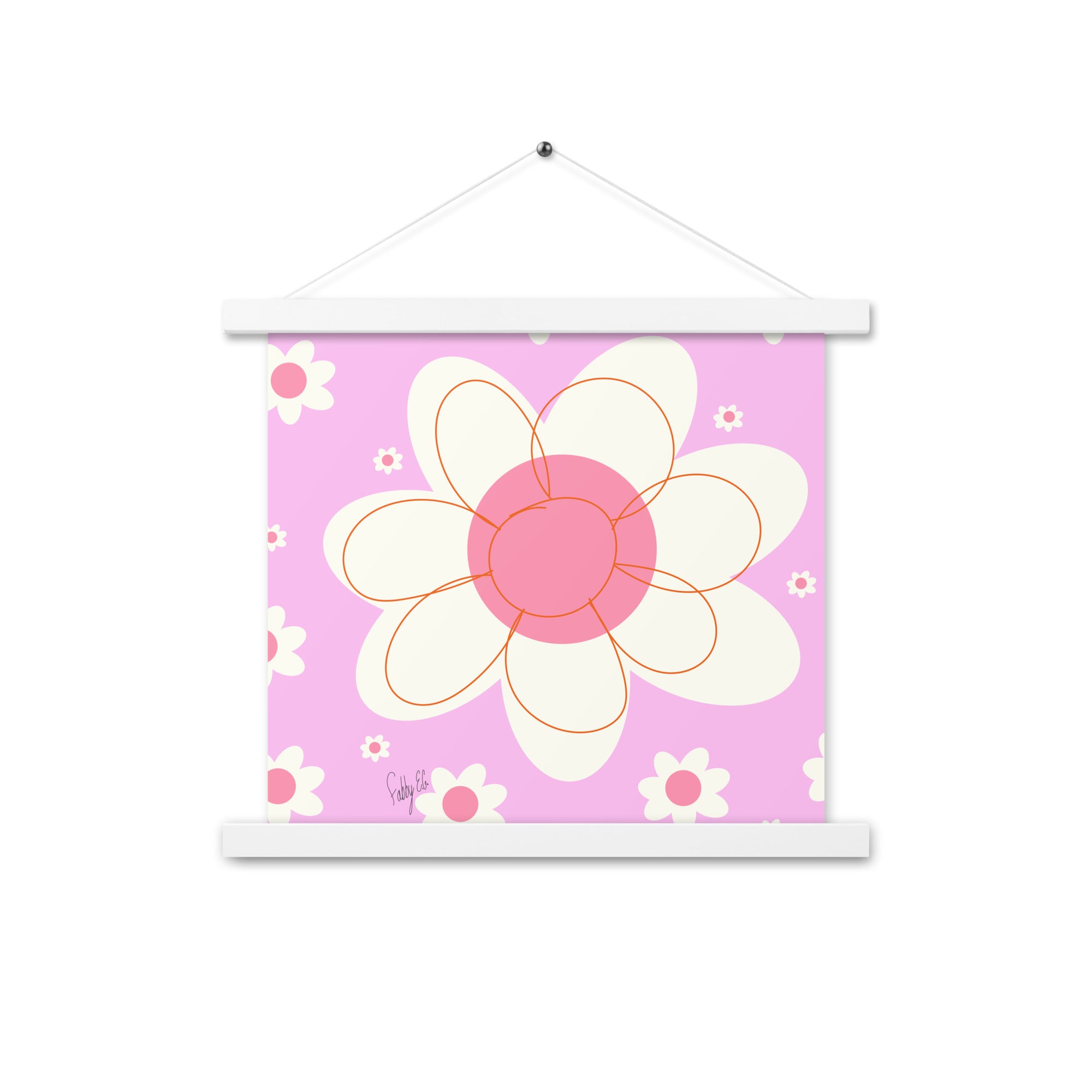 Yellow flower Poster with hangers