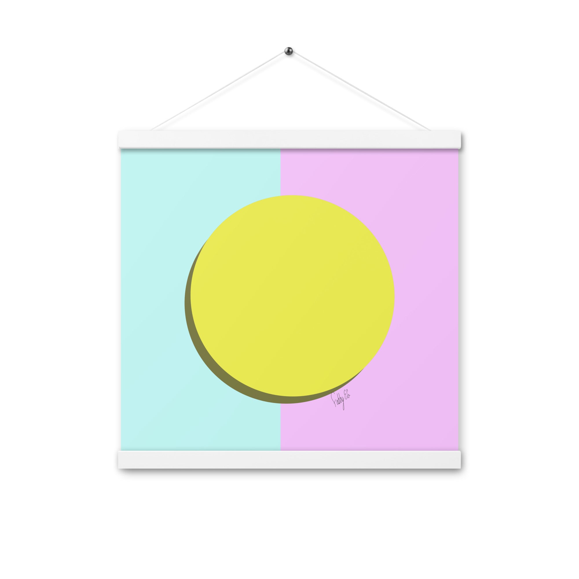 Equal Pay Poster with hangers