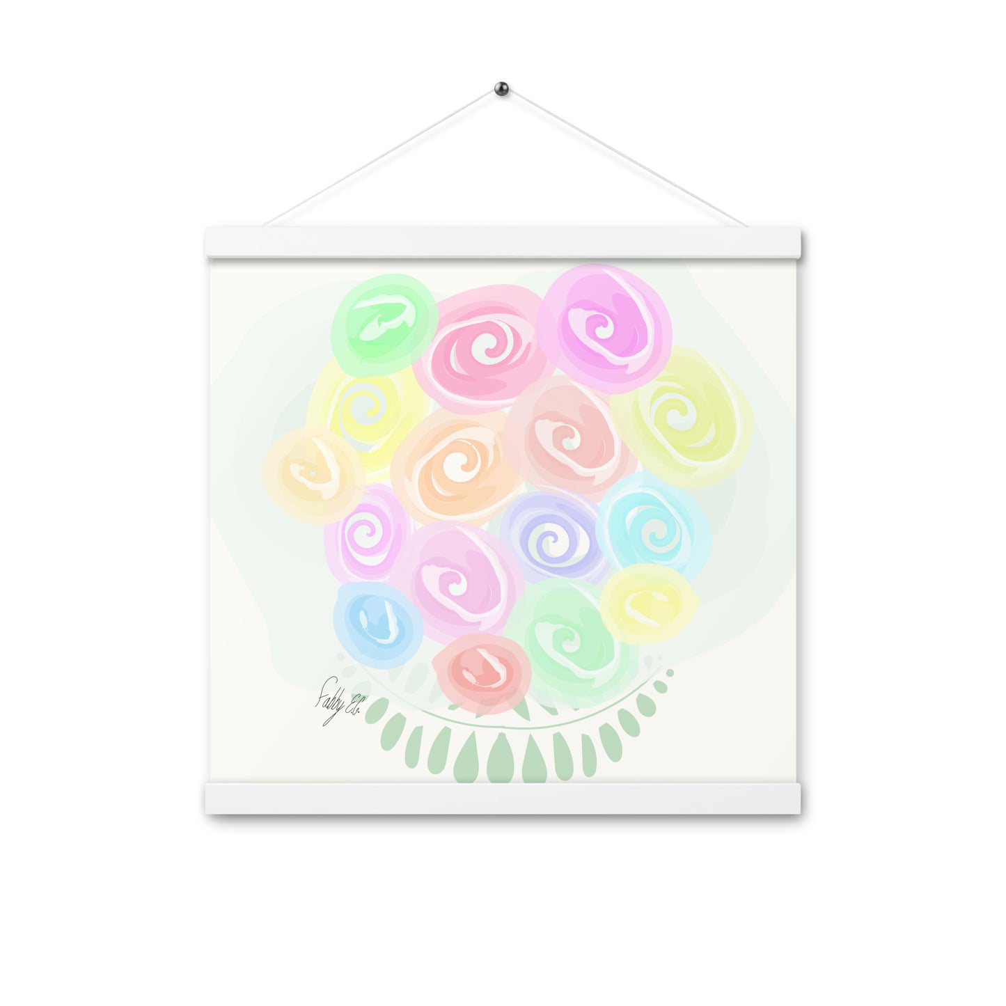 Bouquet of flowers Poster with hangers