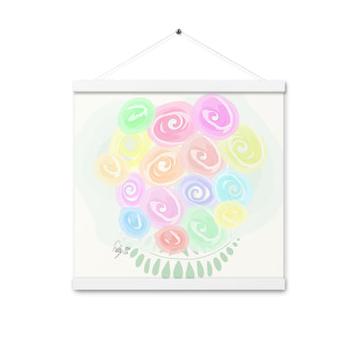 Bouquet of flowers Poster with hangers