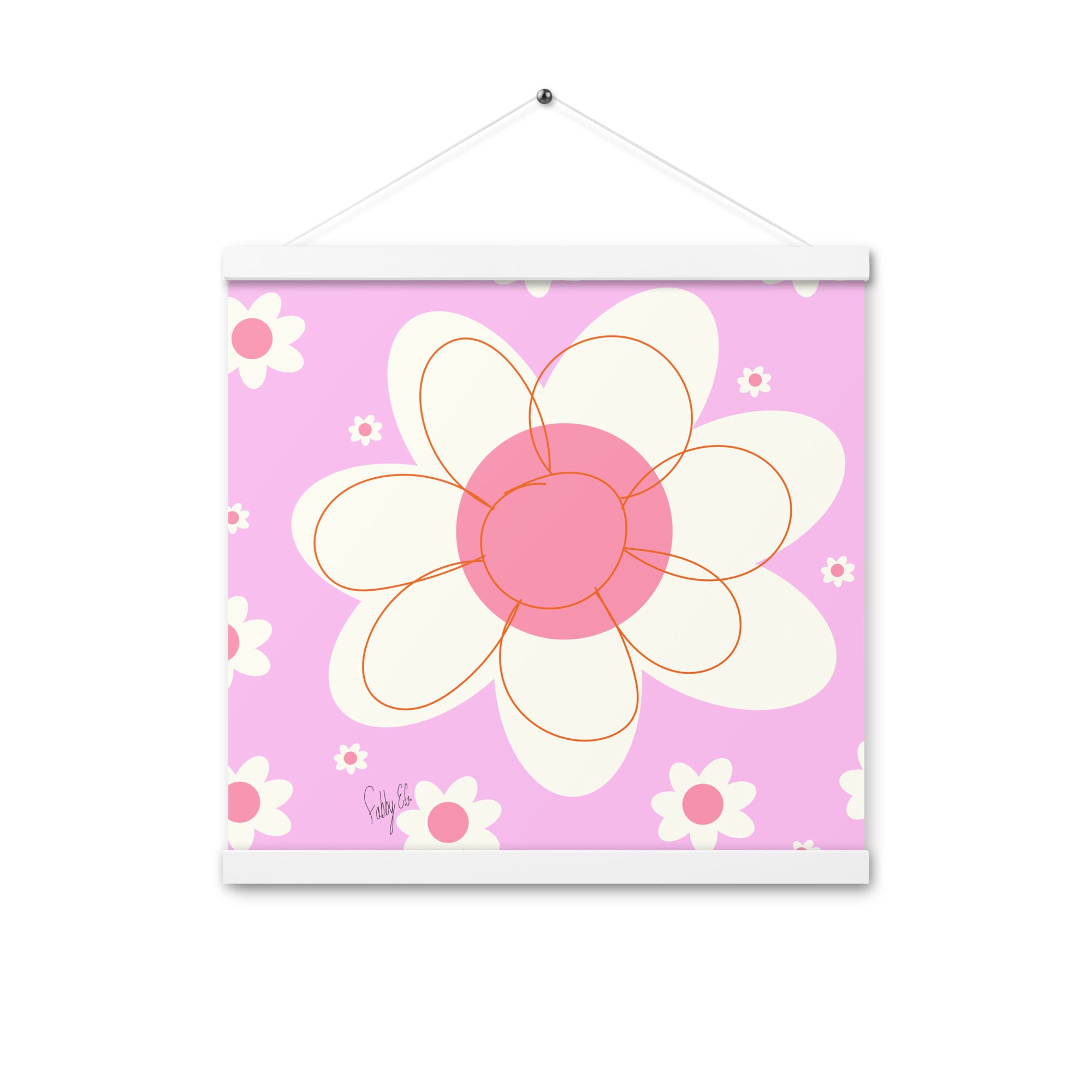 Yellow flower Poster with hangers