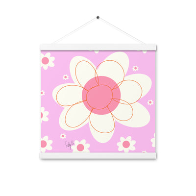Yellow flower Poster with hangers