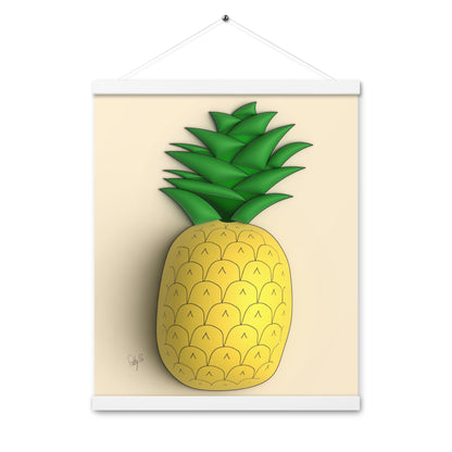 Pineapple 3D Poster with hangers