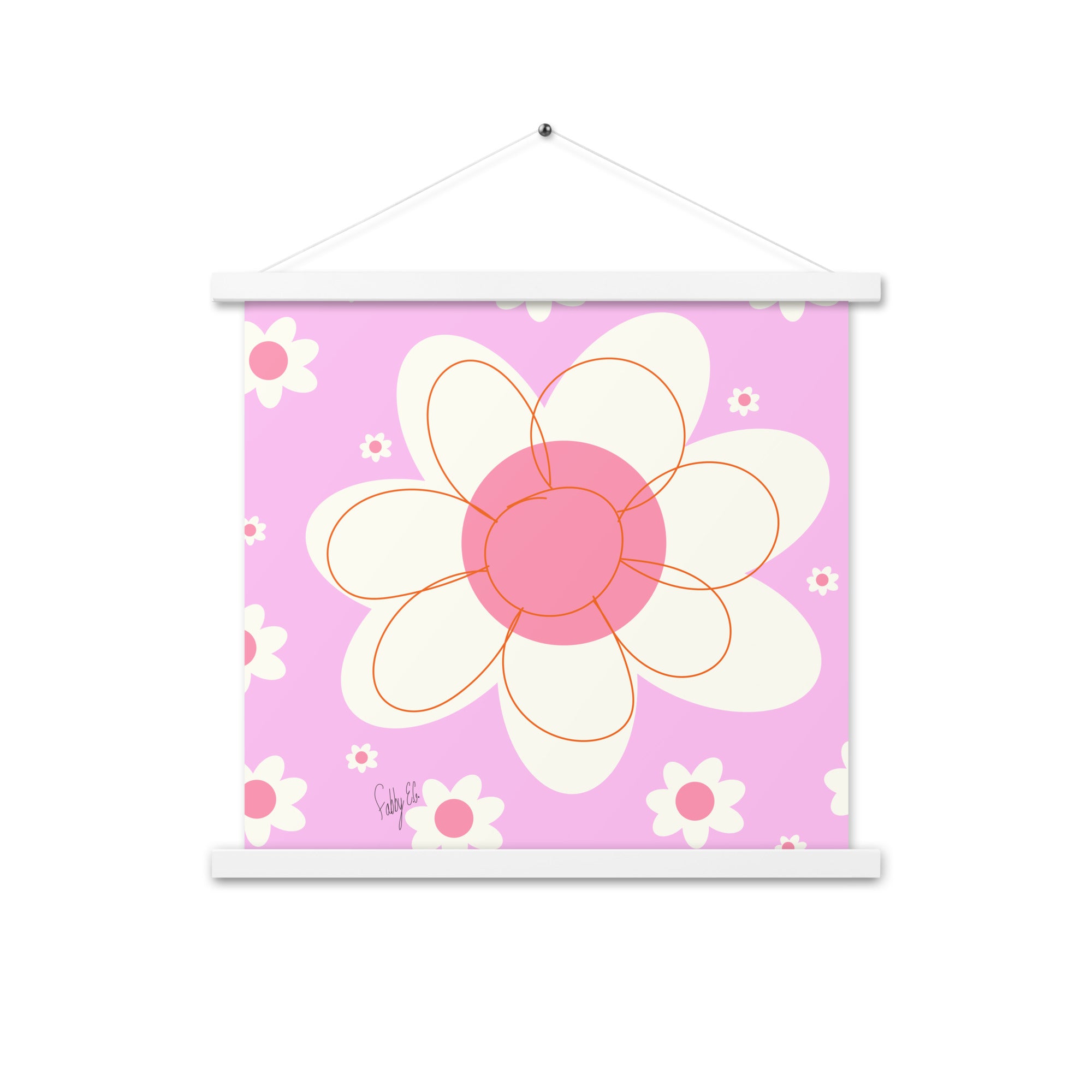 Yellow flower Poster with hangers