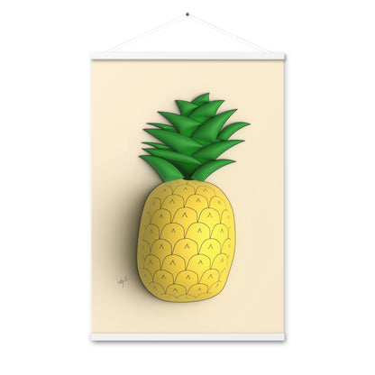 Pineapple 3D Poster with hangers