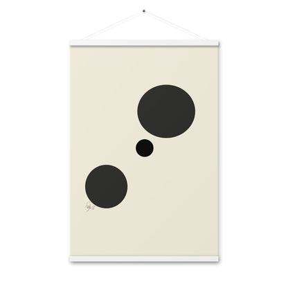 Type A dots Poster with hangers