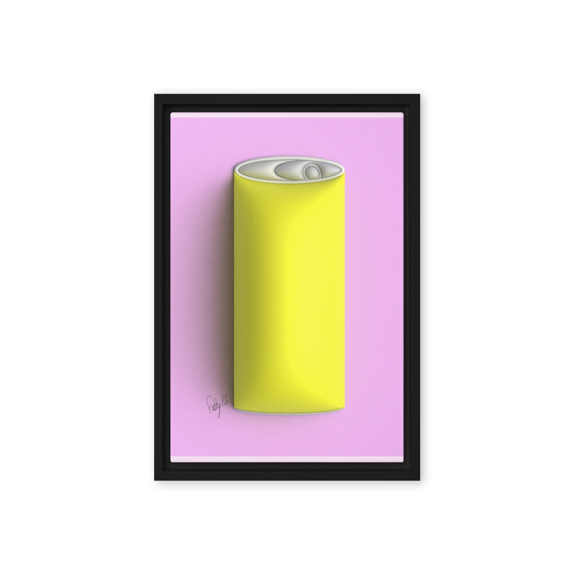 Fun soda 3D framed canvas